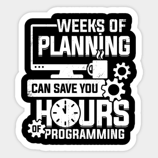 Programming Code Coding Programmer Coder Gift Sticker